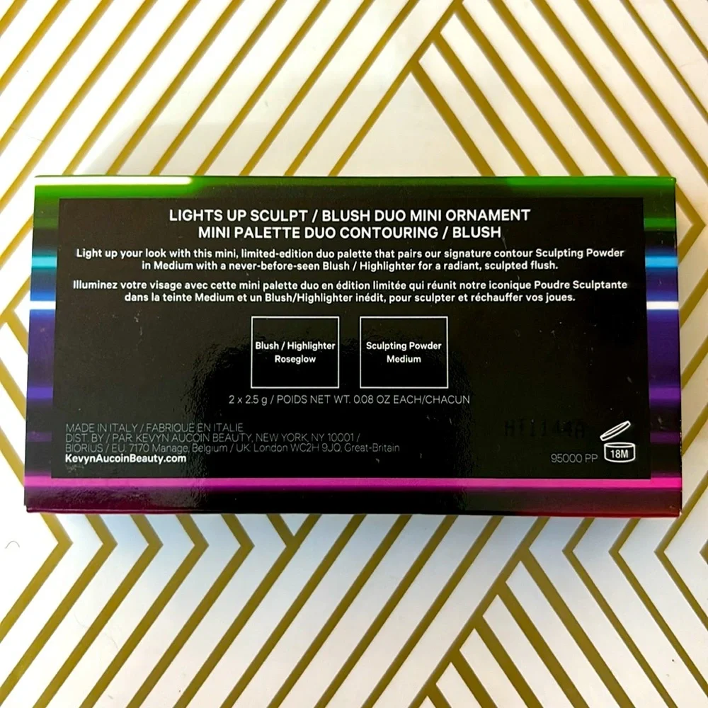 LIGHTS UP SCULPT / BLUSH DUO MINI ORNAMENTMINI PALETTE DUO CONTOURING